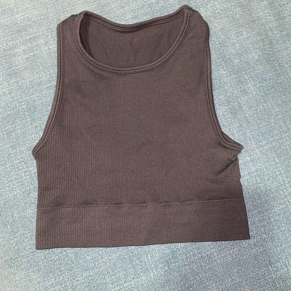 SKIMS STRETCH RIB HIGH NECK BRA